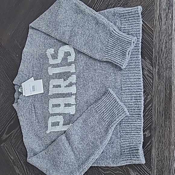 NWT Anine Bing KENDRICK SWEATER UNIVERSITY PARIS - Picture 5 of 8